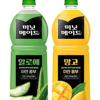 미닛메이드 2종세트 3+3 망고 알로에 주스 1.5L