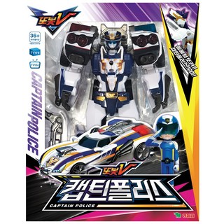 또봇 V 캡틴폴리스 로봇장난감, 혼합색상, 1개