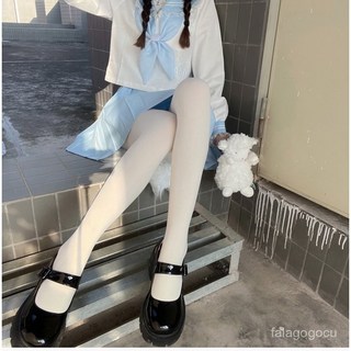 熱銷日系學生洛麗塔連腳褲襪，長筒絲襪，春秋冬季少女打底白絲襪