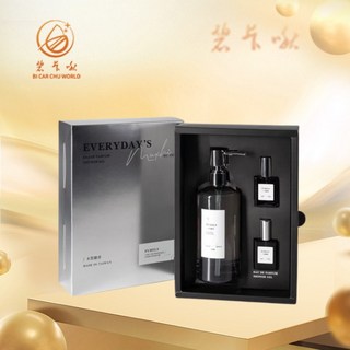 碧卡啾世界 胺基酸沐浴露淡香精禮盒 純粹香氛 現貨 香水沐浴乳 身體乳 木質調 送禮推薦, 1個, 一盒