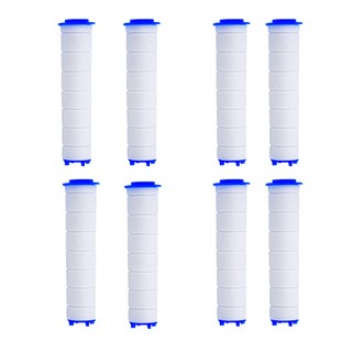 리빙듀오 정수필터 샤워기헤드 리필, 8개