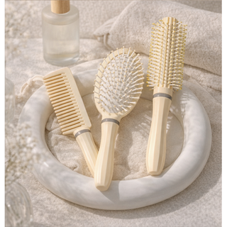 루이쉘 헤어빗 3종세트 헤어브러쉬, 3개, 크림화이트