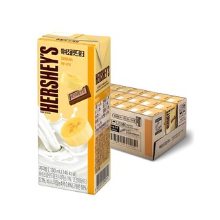HERSHEY'S 好時 香蕉味巧克力飲, 190ml, 24入