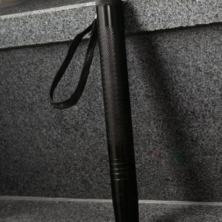 63.5cm 전문가용 티타늄 호신 삼단봉 보안 경비 경호 안전 요원 3단 접이식 스틱 호신봉, 1개