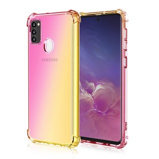 갤럭시 M30S 그라데이션 투명 실드 케이스