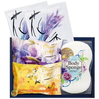 【JPGO日本購】日本製日比谷花壇花卉香味沐浴禮盒組，花香沐浴，溫和呵護，日本製造, 1個