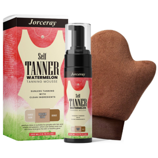 셀프 태닝 무스 장감 포함 수박향 Self Tanning Mousse, 1개, 200ml