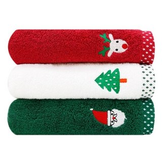 아트박스/송월타월 [송월타올] 크리스마스 프렌즈 1매 세면타올 (40x80cm/150g) 기념타올 수건, 빨강루돌프, 1개