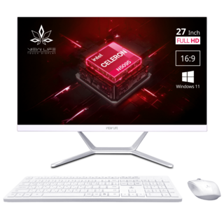 뷰라이프 27형 일체형PC N5095 정품 윈도우11 Pro 포함 저소음 무선키보드마우스 증정, 256GB, 8GB, WIN11 Pro, 화이트, AP-D270-N5