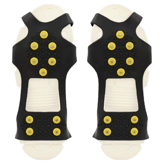 旅遊出國雪爪 10爪防滑冰爪鞋套 攀冰鞋套 冰爪釘 10齒冰爪 圓釘 止滑 雪地 滑雪 攀岩 登山 戶外 登山北海道日本, S款-孩童適用(一雙)