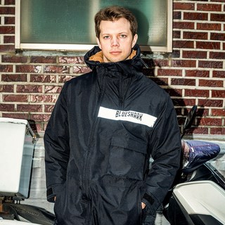 블루샤크 겨울 오토바이 방한복 점프수트 방한 우주복 일체형 배달 방풍 방수 작업복