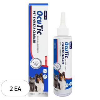 페노비스 반려동물 눈 귀 세정제 오큐틱, 150ml, 2개