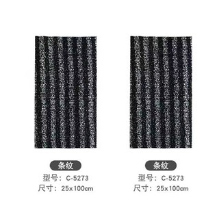 搓澡神器 雙面去角質海綿 沐浴球 長條拉背搓泥不求人 CC58, 無痛搓泥拉背條【黑色條紋】2個, 1個