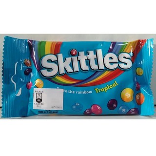 Skittles 彩虹糖-熱帶水果口味(38g), 1個, 彩虹糖-熱帶水果口味(38g/包)