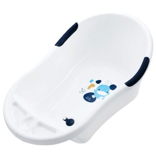 KU.KU Duckbill 酷咕鴨 成長印記嬰兒浴盆, 藍色, 1個