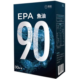 德創生技[增量版]高濃度EPA魚油(單顆900mg EPA), 1個, 30