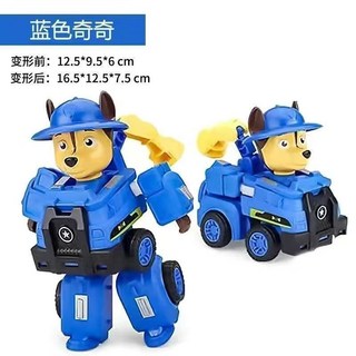 瀾錦書捨 汪汪隊變形玩具 汪汪隊立大功玩具 狗狗車全套 兒童變形玩具 男童玩具 小朋友玩具 變形玩具 生日禮物 變形, 1個, 【阿奇】大號變形 送禮品