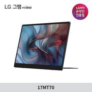 LG 그램뷰 3세대 17MT70 엘지 플러스뷰 17인치 포터블 휴대용 모니터 +view 2025, 16MR70, 40.6cm