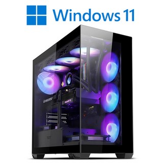 왕가PC 하이엔드 고사양 데스크탑 3D게임용 더 파이널스 배그 풀옵션 게이밍 조립컴퓨터 롤 오버워치2 국민옵션부터 풀옵션 조립PC, 블랙, b.하이엔드 13번, 2TB, 64GB, WIN11 Home, 지포스 RTX 5080, 라이젠7 9800X3D