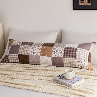 바디필로우 등쿠션 긴 베개 롱쿠션 대쿠션 일자형, 브라운