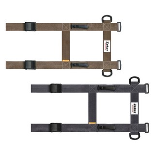 제커 차량용 소화기 고정 스트랩 거치대, 1개, 브라운