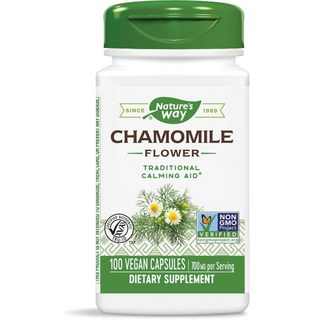 Nature's Way 然萃維 洋甘菊萃取素食膠囊 350mg, 100顆, 1罐