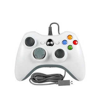 xbox PC手把 電腦手把 xbox360手把 有線控制器 搖桿手柄 steam 電競搖桿, 1個, 白