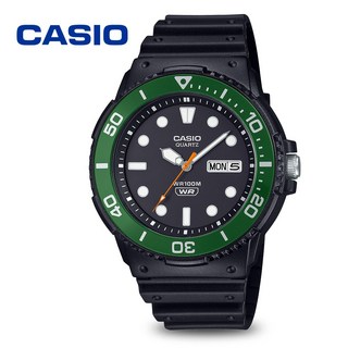 카시오 회전베젤 다이버룩 MRW-230H-1E3V 야광 군인 아날로그 남성시계