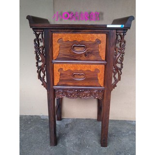 小o結緣館 仿古 翹頭樹瘤元寶桌 供桌 藝品桌 玄關桌 擺飾桌 63x38x106