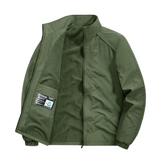 2026春秋新款男士立領夾克 戶外錦綸風衣外套
