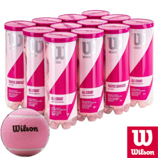 윌슨 핑크 테니스공 HOPE 인트리그 올코트 36개입 (3x12), 12캔 (36개입), 1개