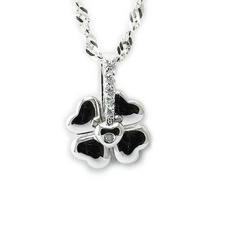 山本美樹 幸運草漫步奧地利水晶項鍊 (MIT)