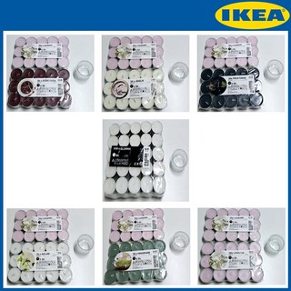 [이케아] 미니향초 30개 1+1 또는 무향100개+사은품 양초홀더, 60개, 10.78g, 자스민30+자스민30