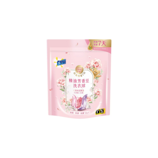 白蘭 精油芳香豆洗衣球 粉漾花園, 1個, 55個裝