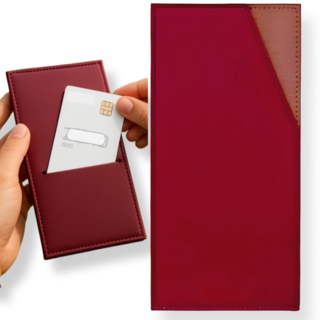 로어링 슬림 라운딩 골프 지갑, 1개, 버건디