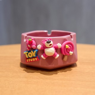 卡通造型菸灰缸, 粉色粉熊 煙灰缸, 1個