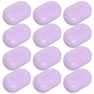 토탈하우스 향이좋은비누 라벤다비누 향좋은 세안비누 세숫비누 1592, 12개, 90g