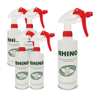 라이노 분무기 500ML 5개 물뿌리개 분무기스프레이, 혼합 색상