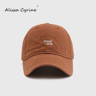 Alissa Cyne 鴨舌帽 水洗刺繡軟頂棒球帽