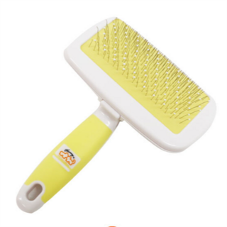 털 장모용 슬리커 브러쉬 펫 반려동물 슬리커 브러쉬 그루밍 S, 1개