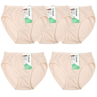 아이보리7 고급텐셀 무지 삼각 데일리 기본텐셀팬티 5종세트 98765432EA