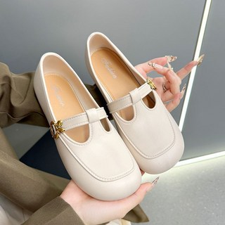 瑪麗珍單鞋 法式復古簡約軟底樂福鞋