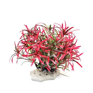 리글라스 어항장식품 조화 조형물 XL-SC3491, 1개