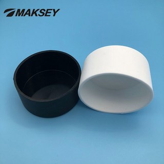 Macsey 암형 원형 캡 기계 씰링 커버 53mm 55mm 57mm 59mm 61mm 파이프 나사 보호 노화 방지 실리콘 고무 커버, 07 SC042.5, BLACK COLOR