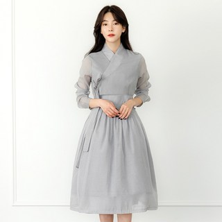 생활한복에 생활한복을 더한 철릭 원피스 빅사이즈 퓨전의상