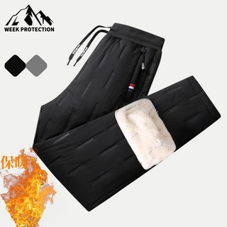 台灣出貨 防風保暖褲 防寒休閒長褲 保暖石墨烯發熱刷毛長褲 加厚秋冬刷毛男女長褲 加絨加厚男女情侶同款雪褲 禦寒長褲