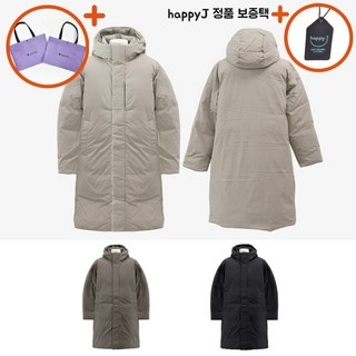 스노우피크 시티캠퍼 롱 다운 패딩 자켓 겨울 아우터 점퍼 남성 남자 포그그레이 다크카키 블랙 + happyJ 보증택
