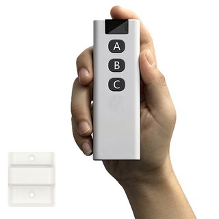 가전 액세서리 433 Mhz 무선 RF 원격 제어 1527 학습 코드 컨트롤러 1/2/3/4CH 차고 문 램프 조명 게이트, 03 3buttons