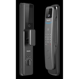 飛利浦 702-FVP 電子鎖：人臉辨識、指紋、密碼、感應卡、遠程視訊對話，全台到府安裝，三年保固, 自行安裝*請選物流