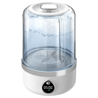 ProTap 無線迷你洗衣機，便攜式洗衣神器，無線設計，節能省電，時尚外觀, 白色, F1